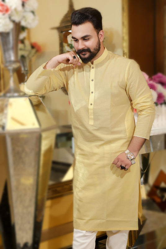 Studio One Presents Premium Quality Khaddar Kurta Summer Cool | Laguna Color