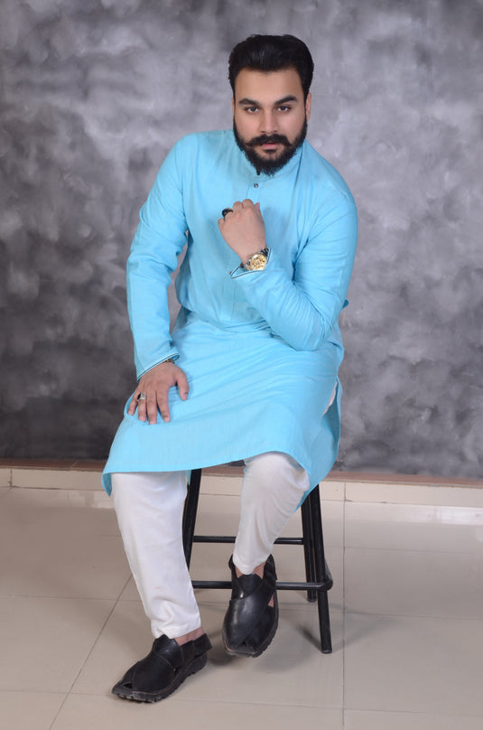 Are you looking for a khaddar kurta that will make you stand out from the crowd? you are in a right place where you can find Premium Quality of Khaddar Kurta. This is perfect for Summer Evening' Spring's outing' Autumn’s Events' Sunny Winters. We created this khaddar kurta to give you and your skin a comfortable and cool feeling