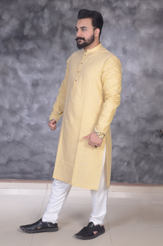 Are you looking for a khaddar kurta that will make you stand out from the crowd? you are in a right place where you can find Premium Quality of Khaddar Kurta. This is perfect for Summer Evening' Spring's outing' Autumn’s Events' Sunny Winters. We created this khaddar kurta to give you and your skin a comfortable and cool feeling.